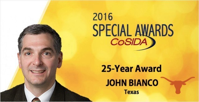 Special Awards Salute: John Bianco (Texas), 25-Year Award